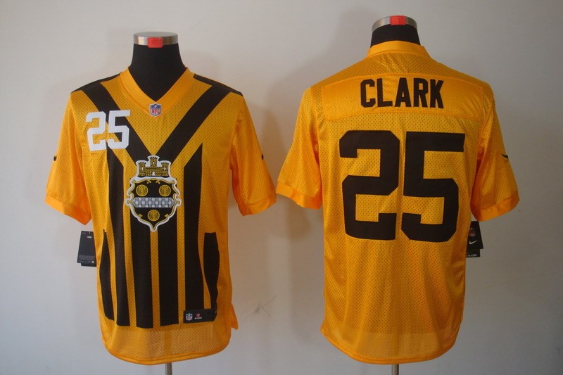 Men 2025 Pittsburgh Steelers #25 Clark yellow Nike Limited NFL Jersey->pittsburgh steelers->NFL Jersey